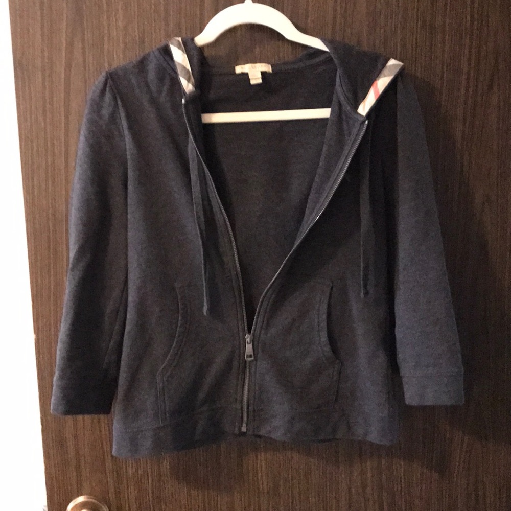 Burberry gray track suit